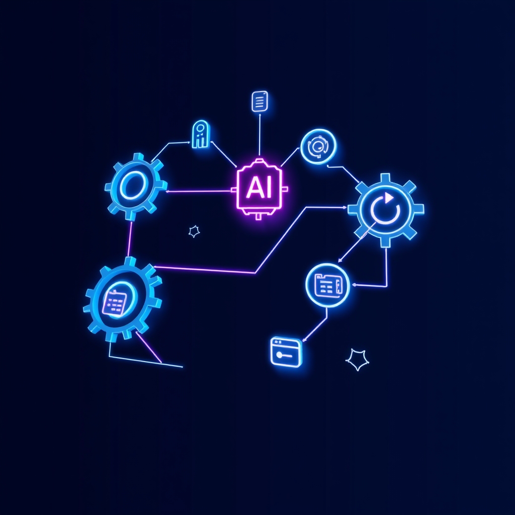 AI business automation services by Logical Dot Tech, an AI-powered agency in India