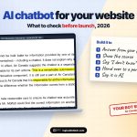 AI chatbot for your website in 2026: what to check before launch, from the Air Canada chatbot case to the EU AI Act