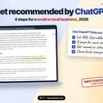 How to get your business recommended by ChatGPT in 2026: four steps for a small or local business