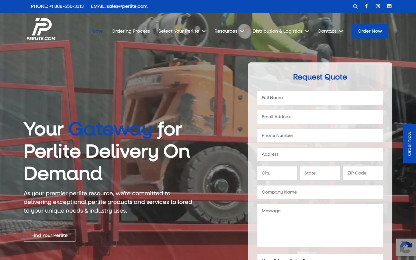 Perlite website