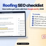 Roofing SEO checklist 2026: how roofing contractors get more calls from Google and AI assistants